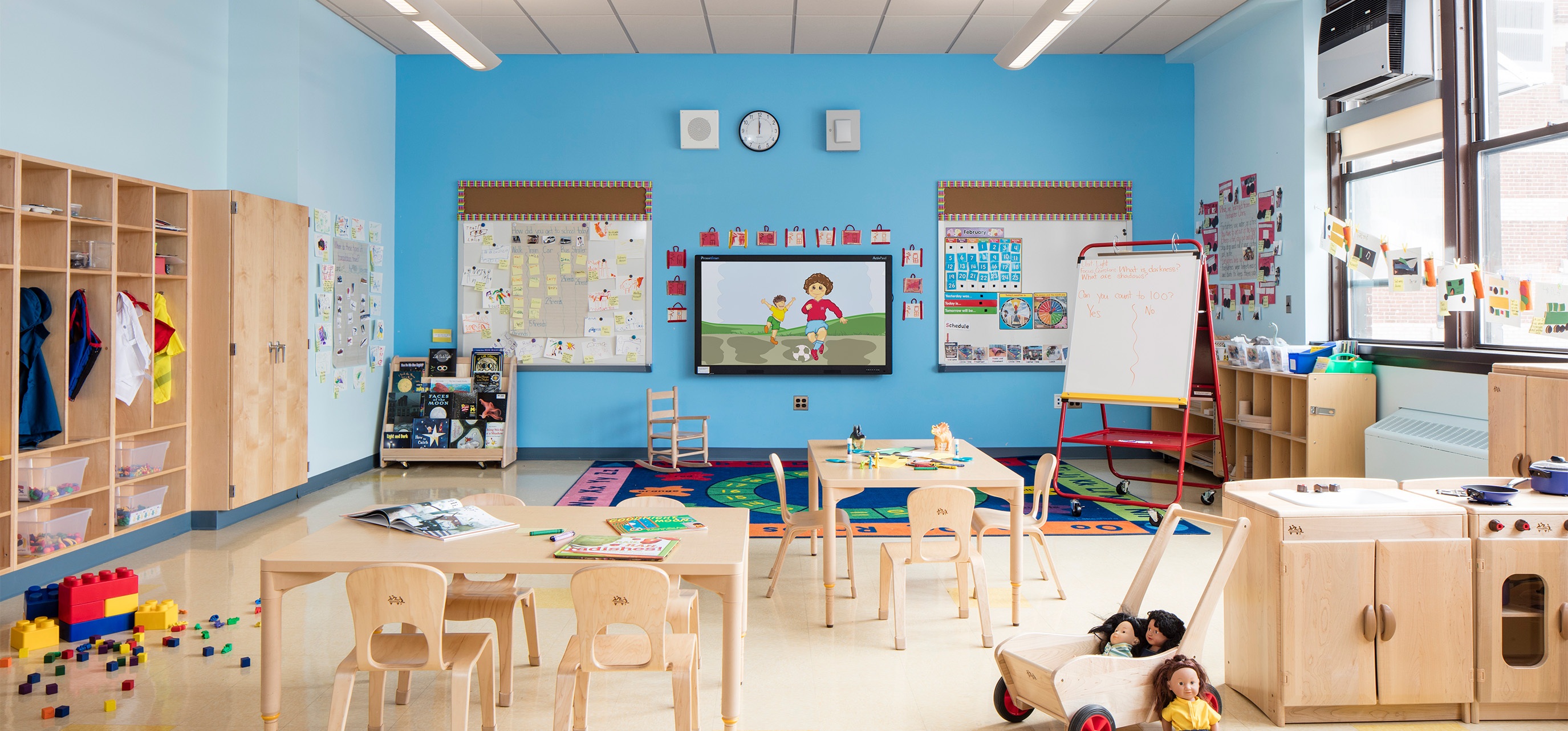 Pre-K classroom at PS 560K